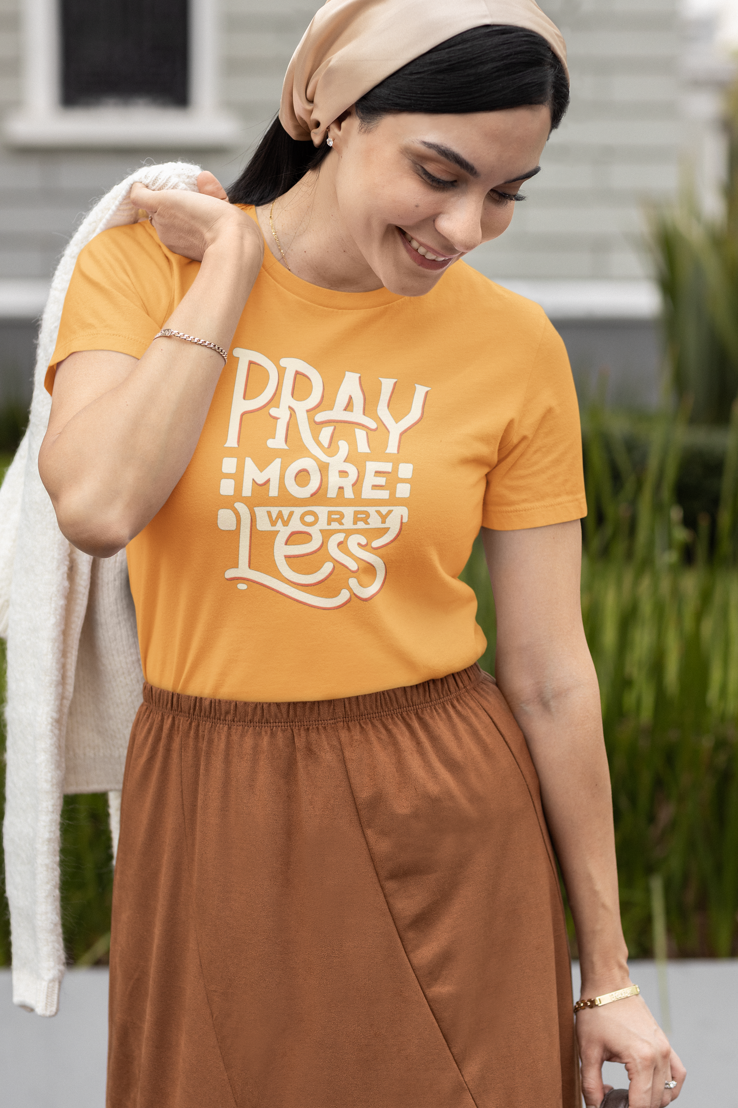 Pray More Worry Less Tee